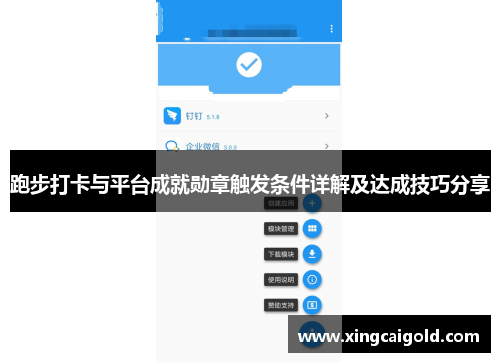 跑步打卡与平台成就勋章触发条件详解及达成技巧分享